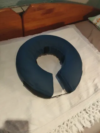 Collar inflable protector para perro.