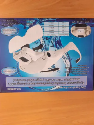 Lupa de cabeza con lentes intercambiables