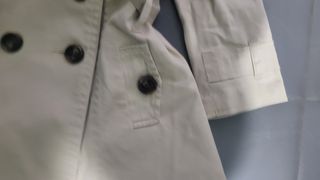 Gabardina niña beige