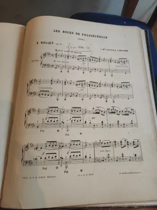 Colección piezas piano