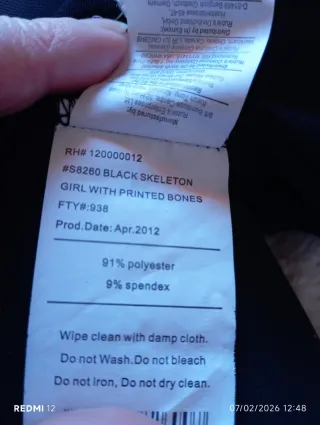 Disfraz Esqueleto Talla Única