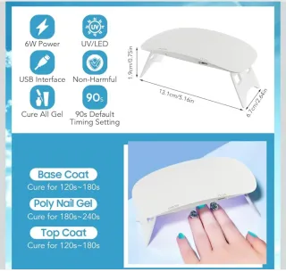 Kit Uñas Gel Janolia con Lámpara LED