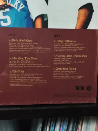 Vinilo Rap Above The Law - Uncle Sams Curse 2LP