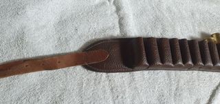 Cartuccera Cal. 12 in pelle