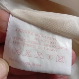 Chaquetón pelo beige con capucha, forrado