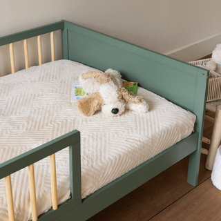 CAMA INFANTIL VERDE 190x90CM