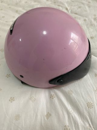 Casco Moto Rosa Krazy