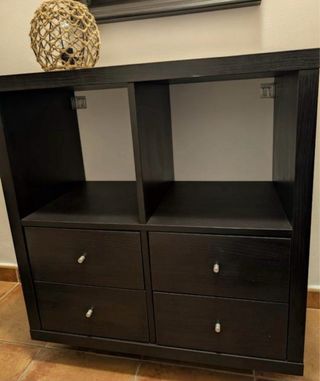 Estantería Kallax Ikea Negra