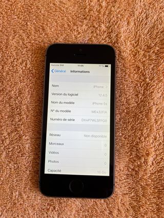 iPhone 5s 16GB Negro