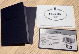 Bolso + monedero Prada Saffiano Negro.