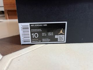 Nike Jordan 1 Blancas Talla 44