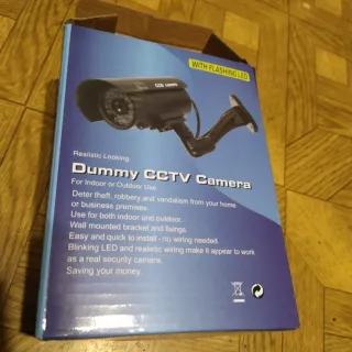 Cámara  nueva CCTV Falsa con LED Intermitente
