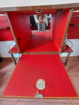 Mueble Bar Años 60 Madera y Metal