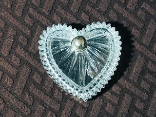 Cajita Joyero Corazón Cristal