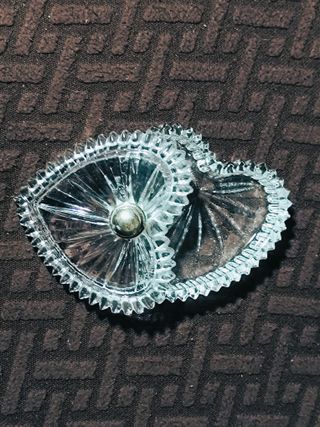 Cajita Joyero Corazón Cristal
