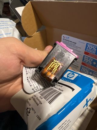 Cartucho de tinta HP 62 tricolor vacío