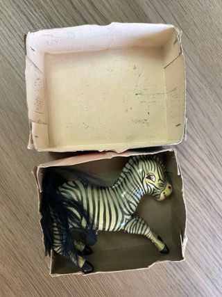 Juguete Cuerda Jumping Zebra Vintage