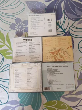 Lote 5 CDs: Kraus, Webber, Armstrong, Clásico