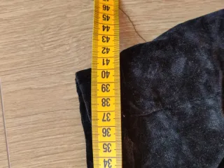 Falda L terciopelo negro