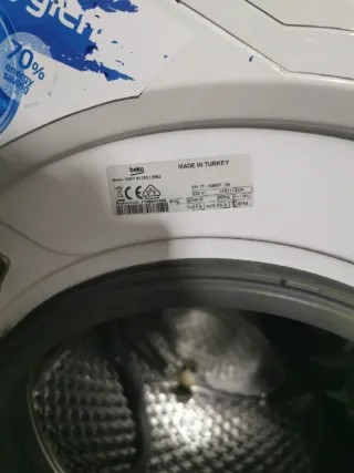 Lavadora Beko 8 kg 1200 rpm A+++