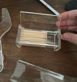 Peças em acrílico para servir