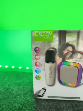 Pack Karaoke GREEN: Micrófono y Altavoz
