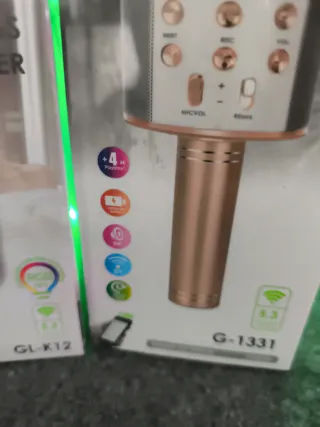 Pack Karaoke GREEN: Micrófono y Altavoz