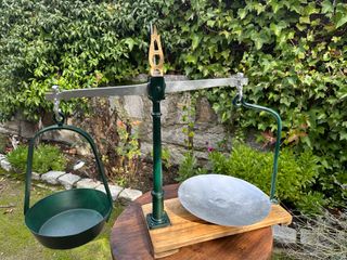 ANTIGUA BÁSCULA ALEMANA MOSTRADOR PANADERÍA C 1930