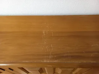 Aparador de madera maciza de roble