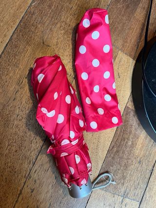 Paraguas plegable con funda