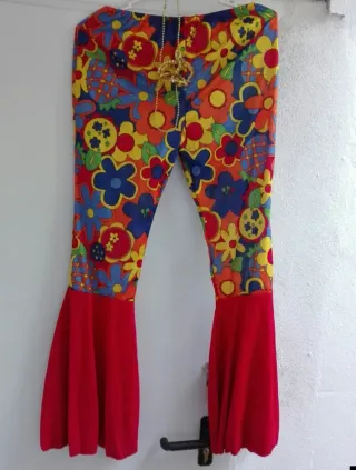 Disfraz Hippie Multicolor Talla Única