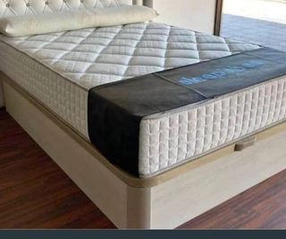 Canapé abatible madera y tela