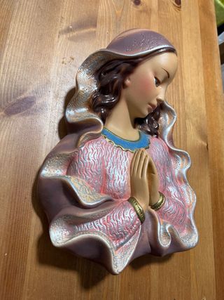 Figura Virgen María Vintage Rezando