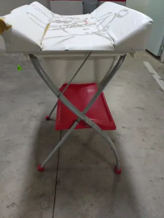 Bañera cambiador plegable para bebé