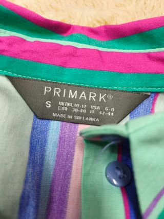 Camisa de rayas multicolor Primark