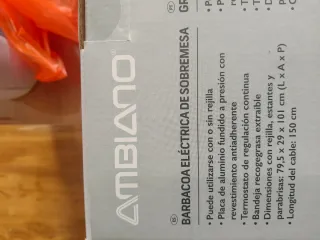 Barbacoa eléctrica Ambiano Grill