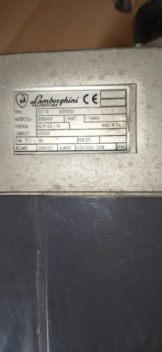 Quemador Lamborghini 77,1 kw de Gasolio.