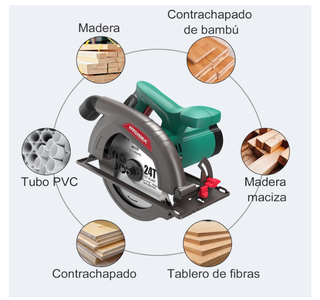 Sierra Circular HYCHIKA 1300W 4500RPM 185mm