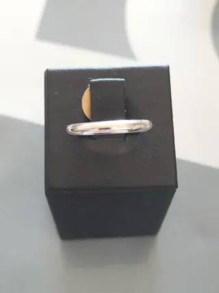 Alianza oro blanco chico nueva