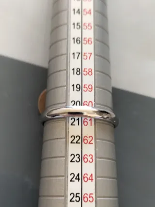 Alianza oro blanco chico nueva