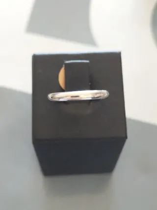 Alianza oro blanco chico nueva