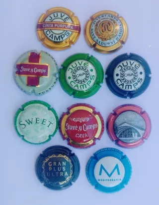 Chapas de Cava Juvé y Camps