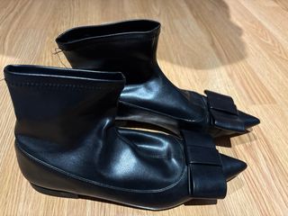 Botines ZARA negros talla 38