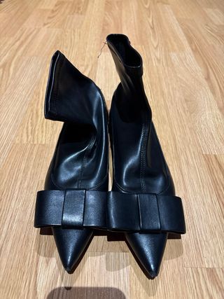Botines ZARA negros talla 38