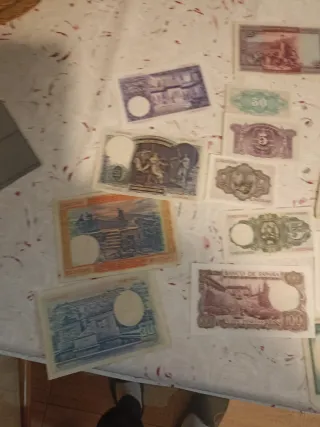 Lote Billetes España Pesetas Banco de España