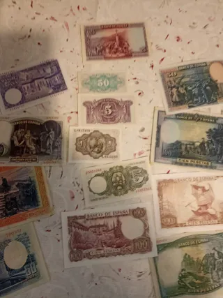 Lote Billetes España Pesetas Banco de España