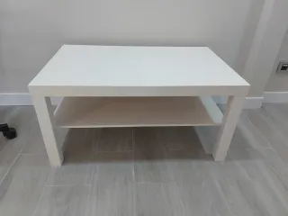 Mesa Ikea Blanca 90x55 cm con Balda