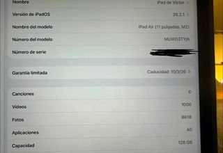 iPad Air 11 M2 Plata con Teclado