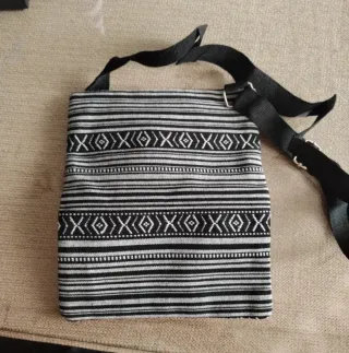 Bolso bandolera doble cremallera buho