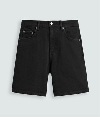 Bermuda Negra Regular Fit